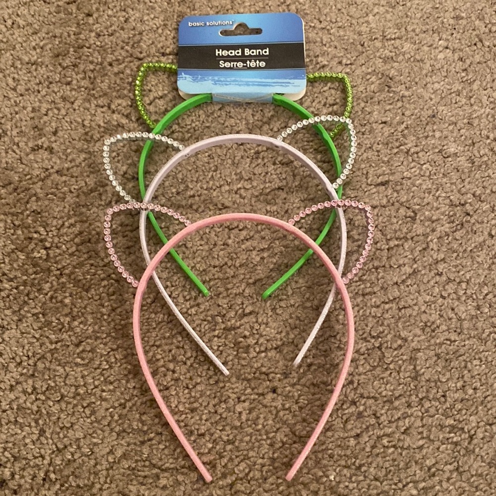 Cat headbands-set of 3